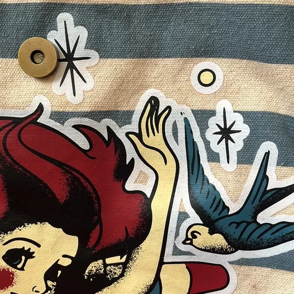 ✨Reduced DISNEY The Little Mermaid backpack - Ariel drawstring, pockets on sides - Picture 3 of 11